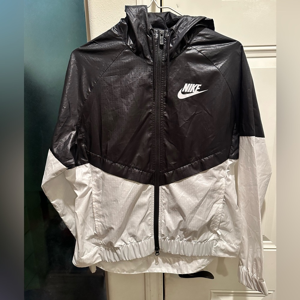 Nike Black Ripstop Hooded Jacket